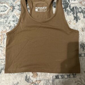 Alphalete Women's Brown Tank Top